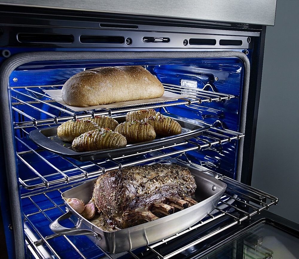 Zoom in on Alt View Zoom 15. KitchenAid - 30" Built-In Single Electric Convection Wall Oven - Stainless steel.