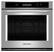 Front. KitchenAid - 27" Built-In Single Electric Convection Wall Oven - Stainless Steel.