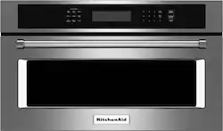 KitchenAid - 1.4 Cu. Ft. Built-In Microwave - Stainless Steel - Front_Zoom