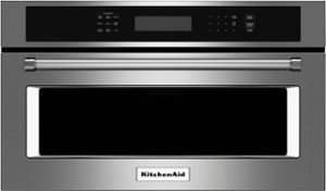 KitchenAid - 1.4 Cu. Ft. Built-In Microwave - Stainless Steel - Front_Zoom
