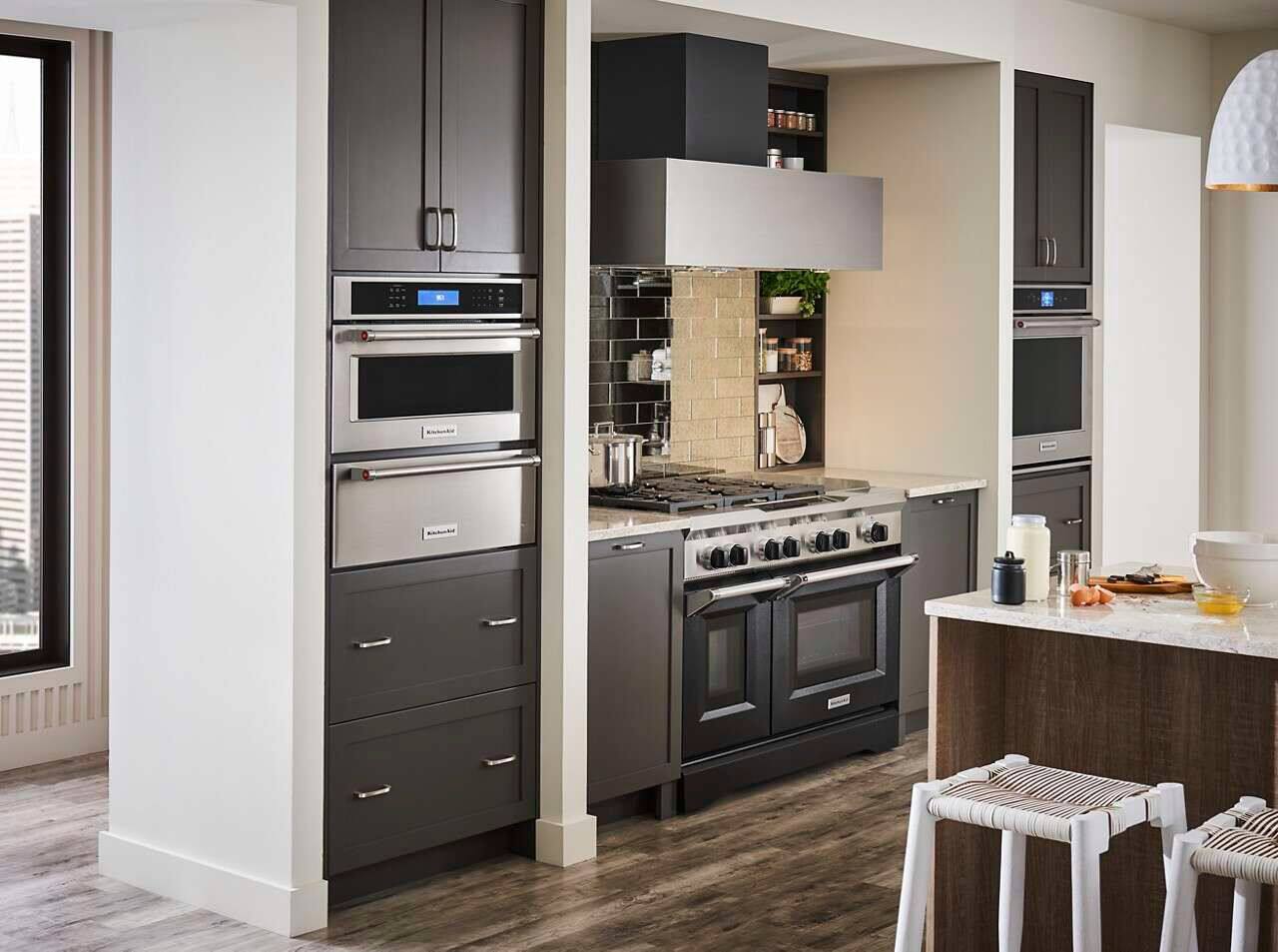 Alt View 17. KitchenAid - 1.4 Cu. Ft. Built-In Microwave - Stainless Steel.