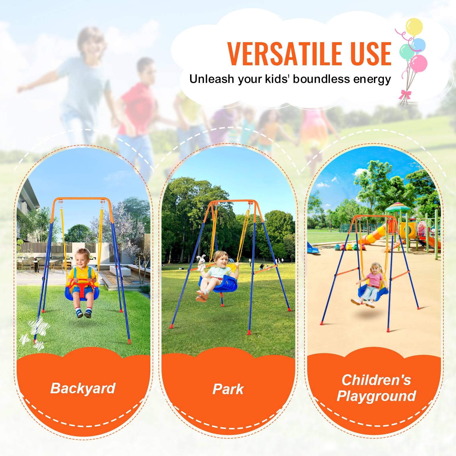VERSATILE USE | Unleash your kids' boundless energy | Backyard | Park | Children's Playground