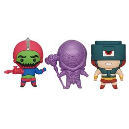Monogram - MOTU 3D Foam Figural Bag Clip Set | Trap-Jaw, Skeletor, Tri-Klops - Multi-Colored