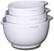 Front Standard. KitchenAid - Mixing Bowls with Spouts - White.
