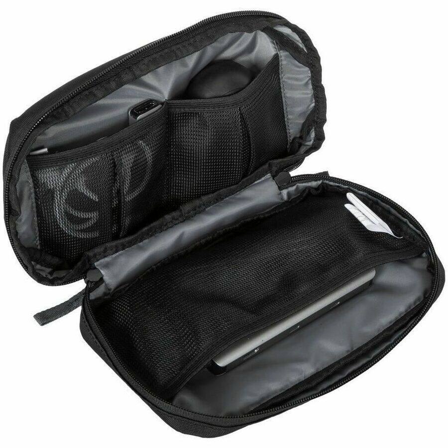 Alt View 4. Targus - Targus TXZ028GL Carrying Case (Pouch) Accessories - Black - Water Resistant - 5.5" Height x 9.1" Width x 2.2" Depth - Black.