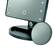 Alt View 1. Pursonic - Pursonic LED Dimmable Touch Vanity Makeup Mirror With Detachable 5X Mirror in Black - Black.