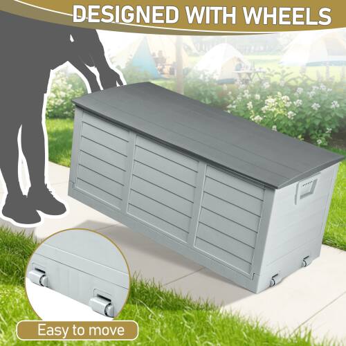 DESIGNED WITH WHEELS  
Easy to move