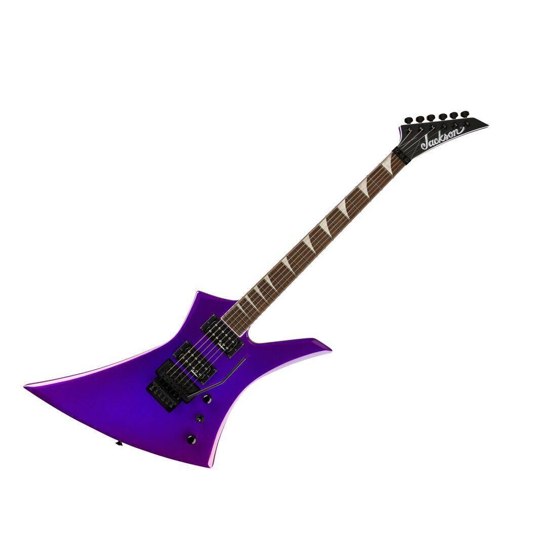 Angle. Jackson - Jackson X Series Kelly KEX Electric Guitar - Deep Purple Metallic.