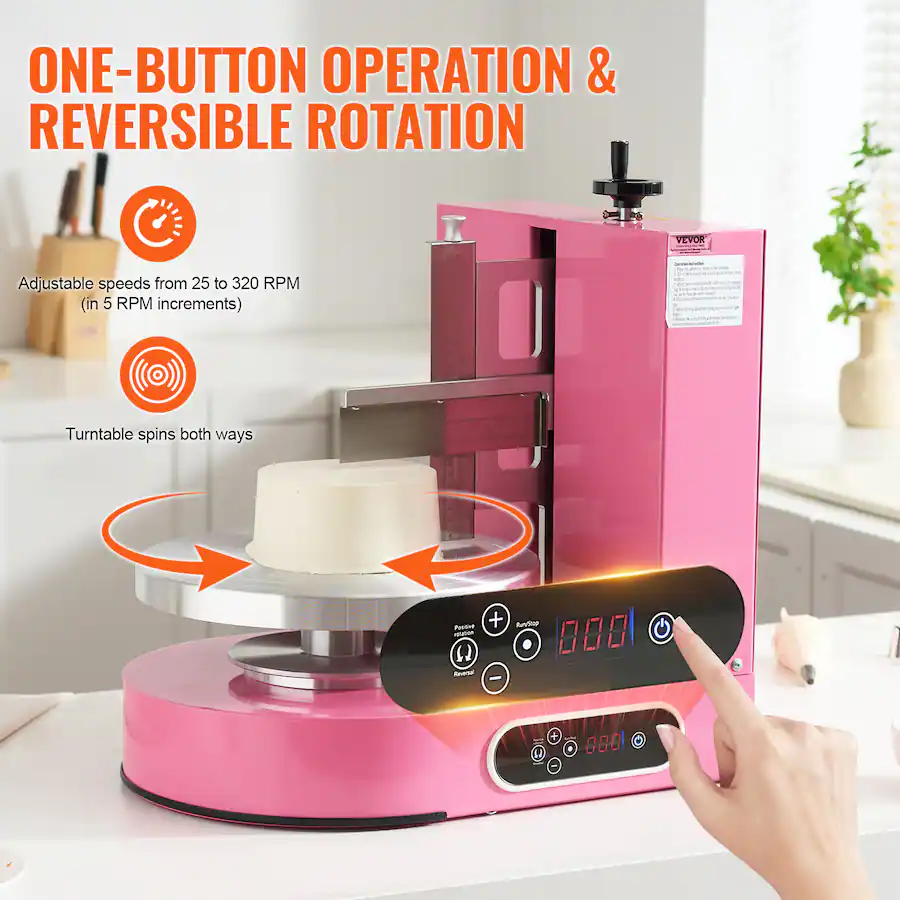 VEVOR Cake Decorating Machine, Cake Cream Spreading Coating Smearing ...