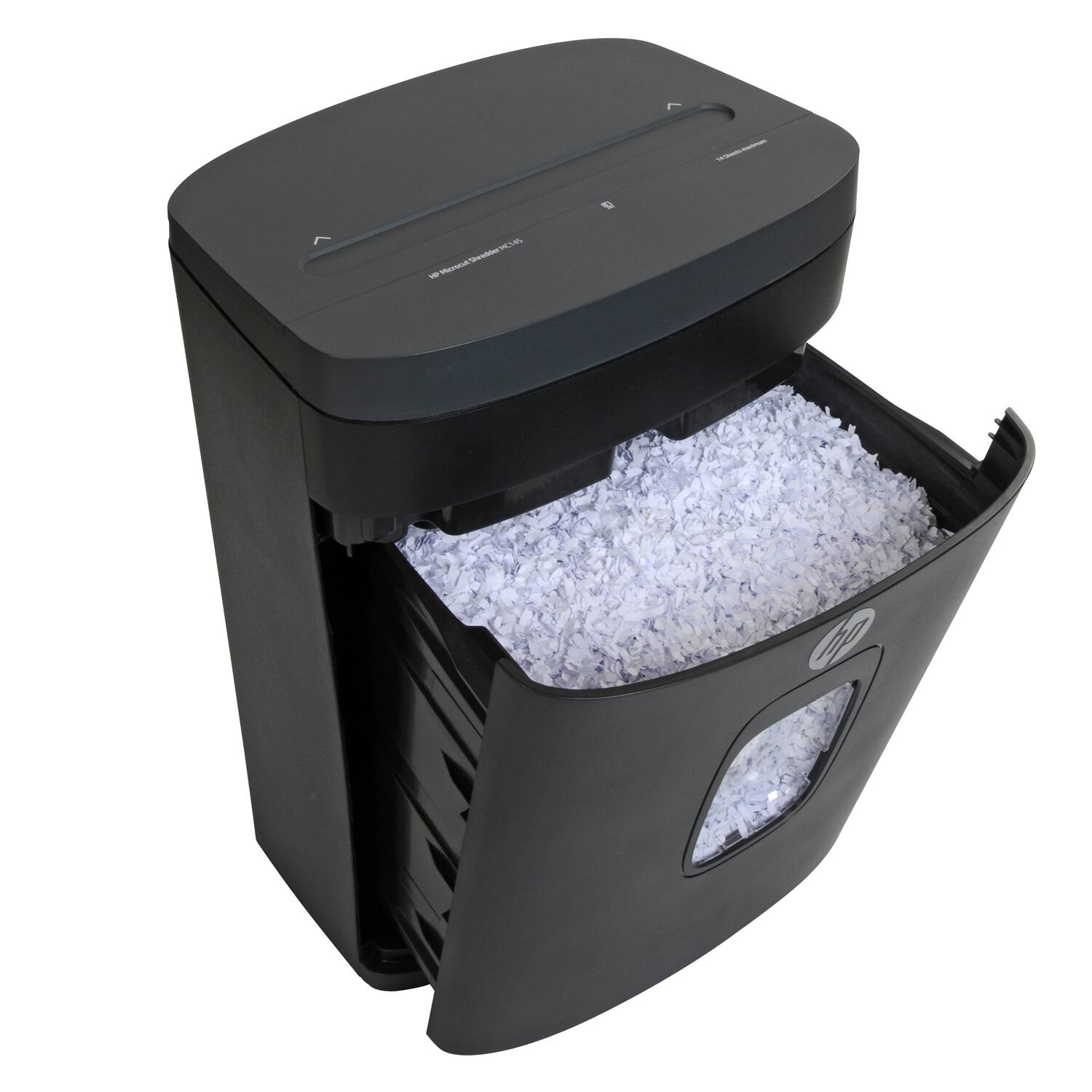 Alt View 16. HP - 14-Sheet Microcut Paper Shredder.
