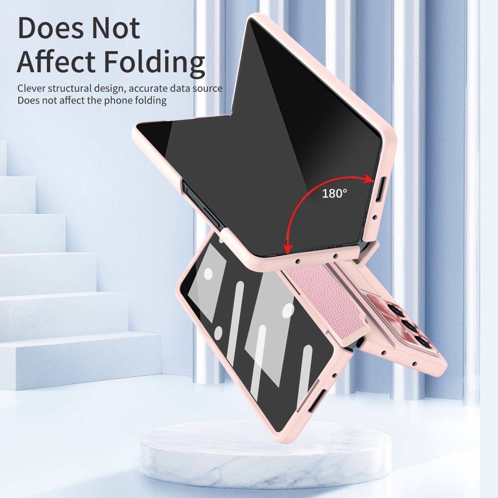 Does Not Affect Folding

Clever structural design, accurate data source
Does not affect the phone folding

180°