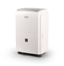 Black+Decker - 4500 Sq. Ft. Dehumidifier with Drain Pump for Extra Large Spaces and Basements,BDT50PWTB - White