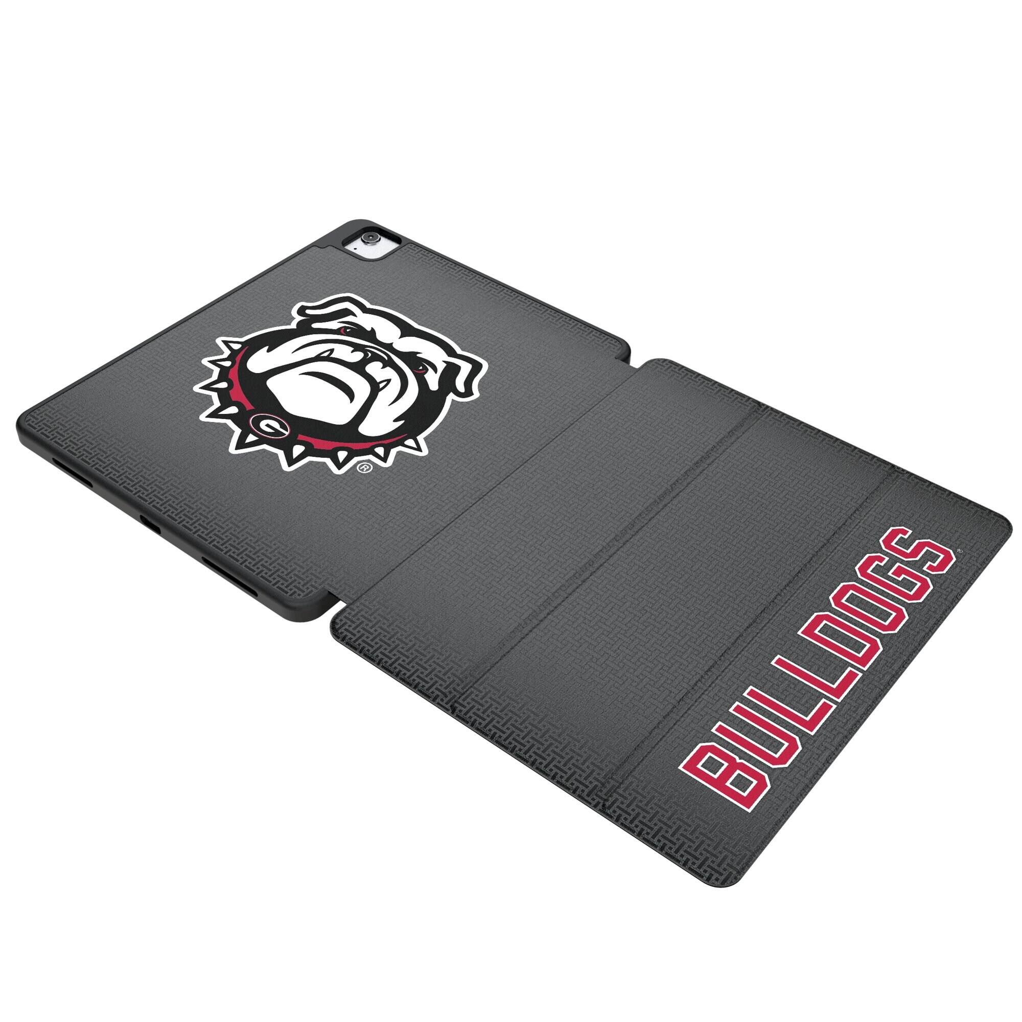 Front. Keyscaper - Georgia Bulldogs iPad Case - 6/7th Gen Mini - Black.