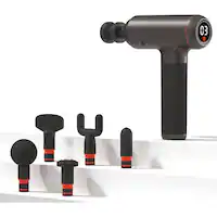 Sharper Image - Powerboost Deep Tissue Massager - Black - Angle_Zoom