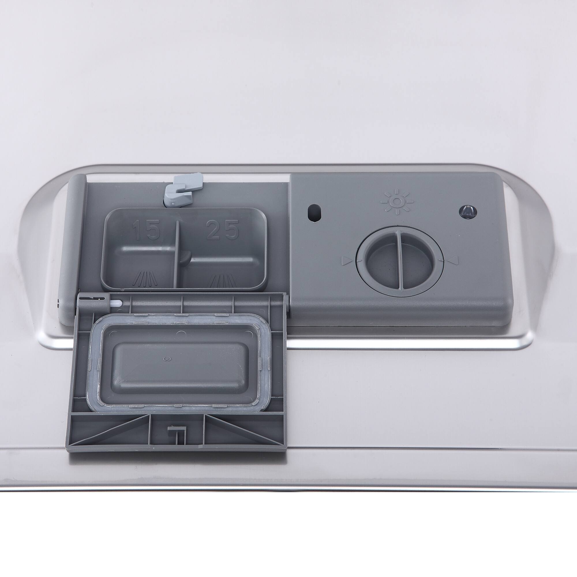 Back. Magic Chef - Countertop Dishwasher in White - White.
