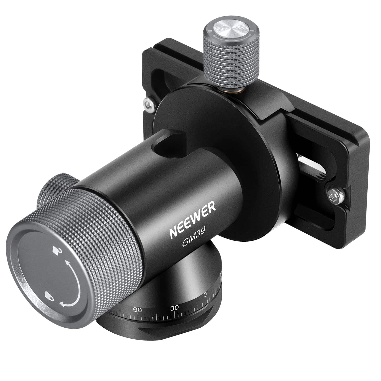 Neewer - Gimbal Tripod Head, 360° Pan, Arca QR, 8.8lb
