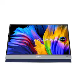 ASUS - ZenScreen MQ16AH 15.6" OLED Portable Monitor - Gray