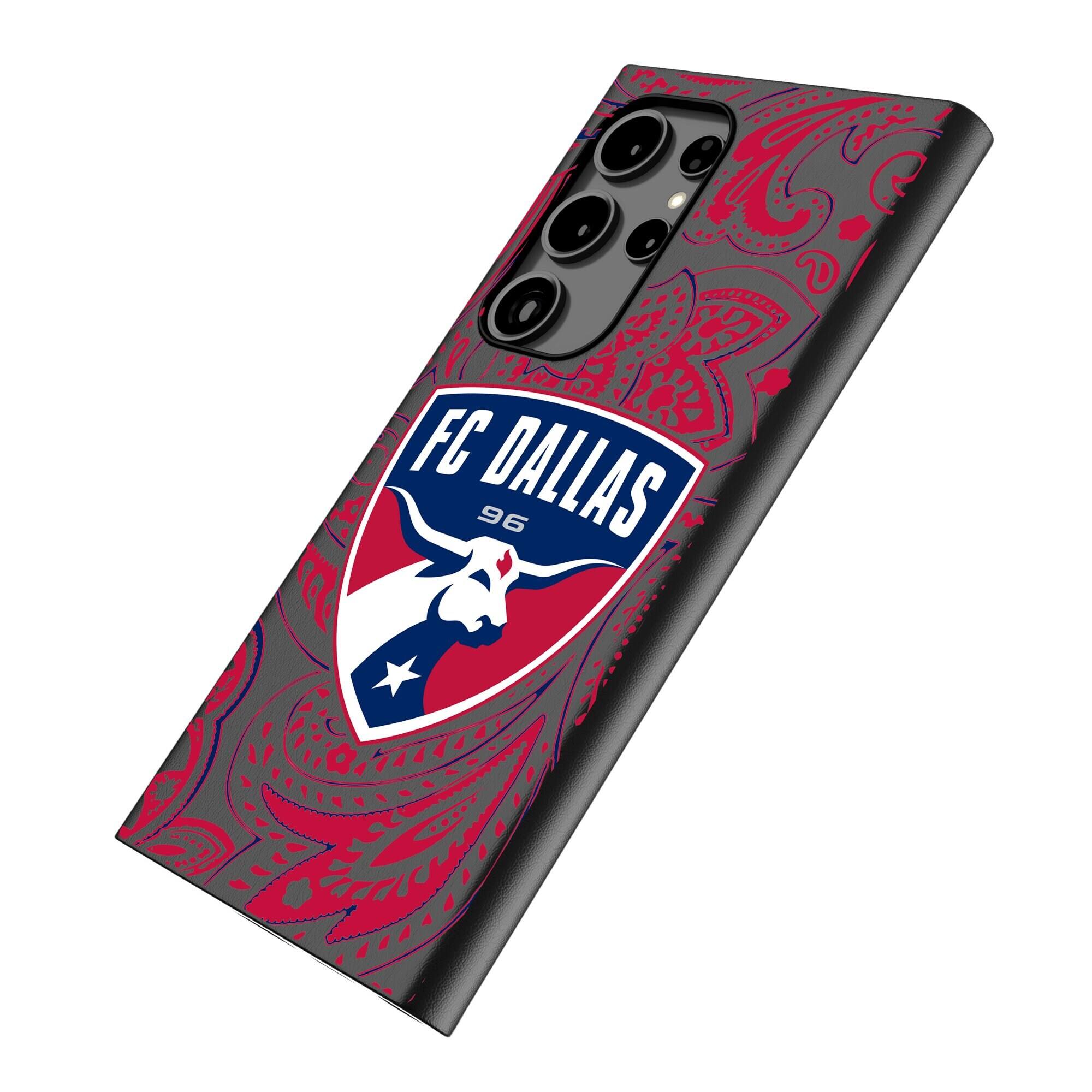 Alt View 1. Keyscaper - Black FC Dallas Galaxy Magnetic Bump Case - S24 Ultra - Black.
