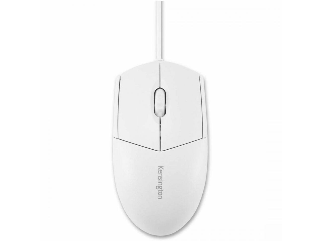 Alt View 7. Kensington - Kensington Pro Fit Wired Mouse - White, USB, 1600 DPI, 3 Buttons - White.