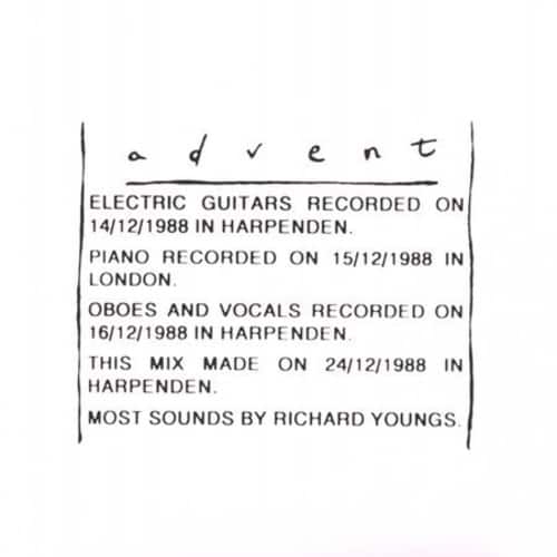 Richard Youngs- Advent- COMPACT DISCS [CD]