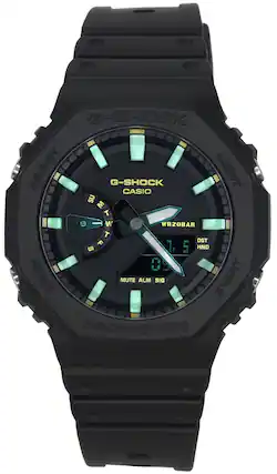 G-SHOCK ADJUST G-SHOCK CASIO LIGHT WR20BAR DST HND 7 5 S HND 0 MODE MUTE ALM SIG START PROTECTION