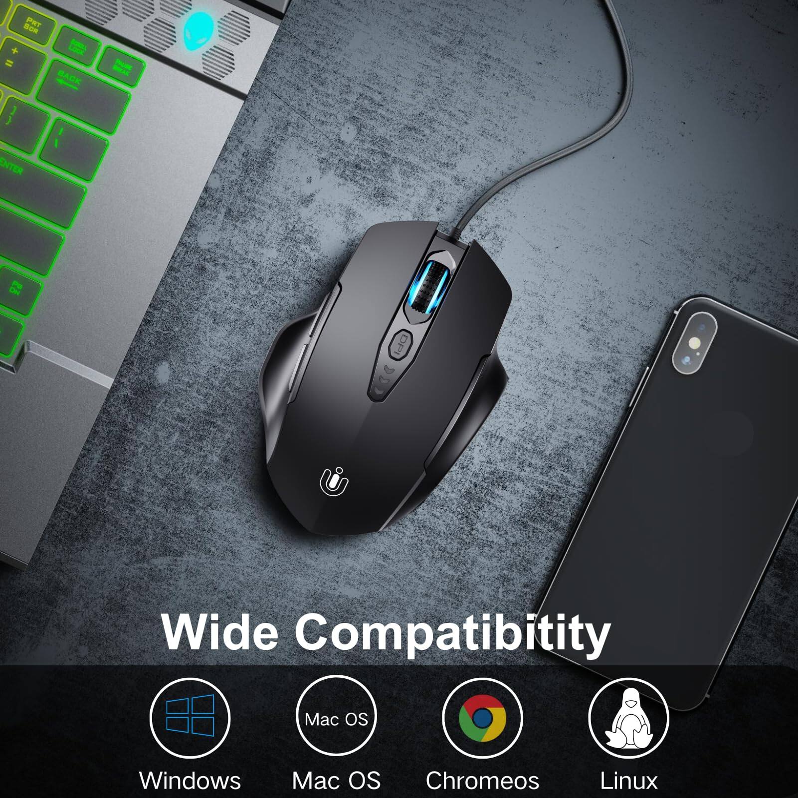 Wide Compatibility

- Windows
- Mac OS
- Chromeos
- Linux
