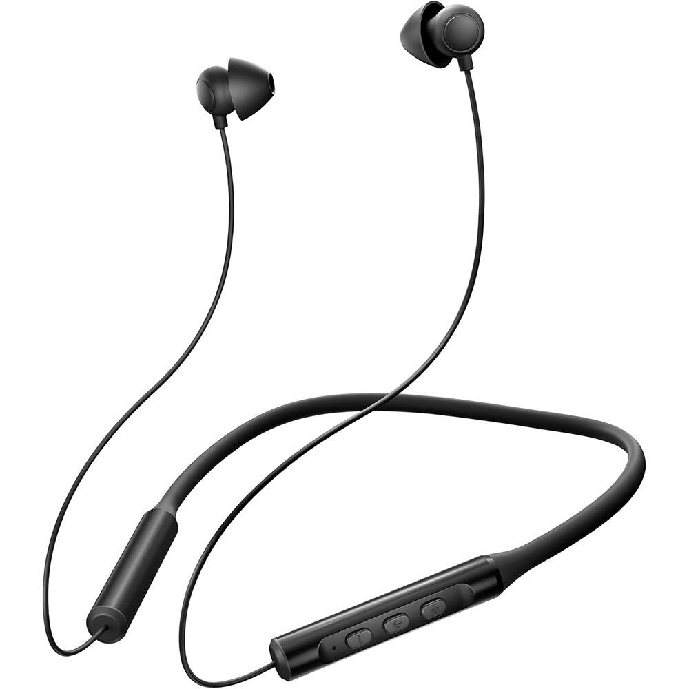 Front. MOSZAR LLC - Wireless Neckband Sleep Headphones with Bluetooth 5.4 and Ultra-Soft In-Ear Buds.