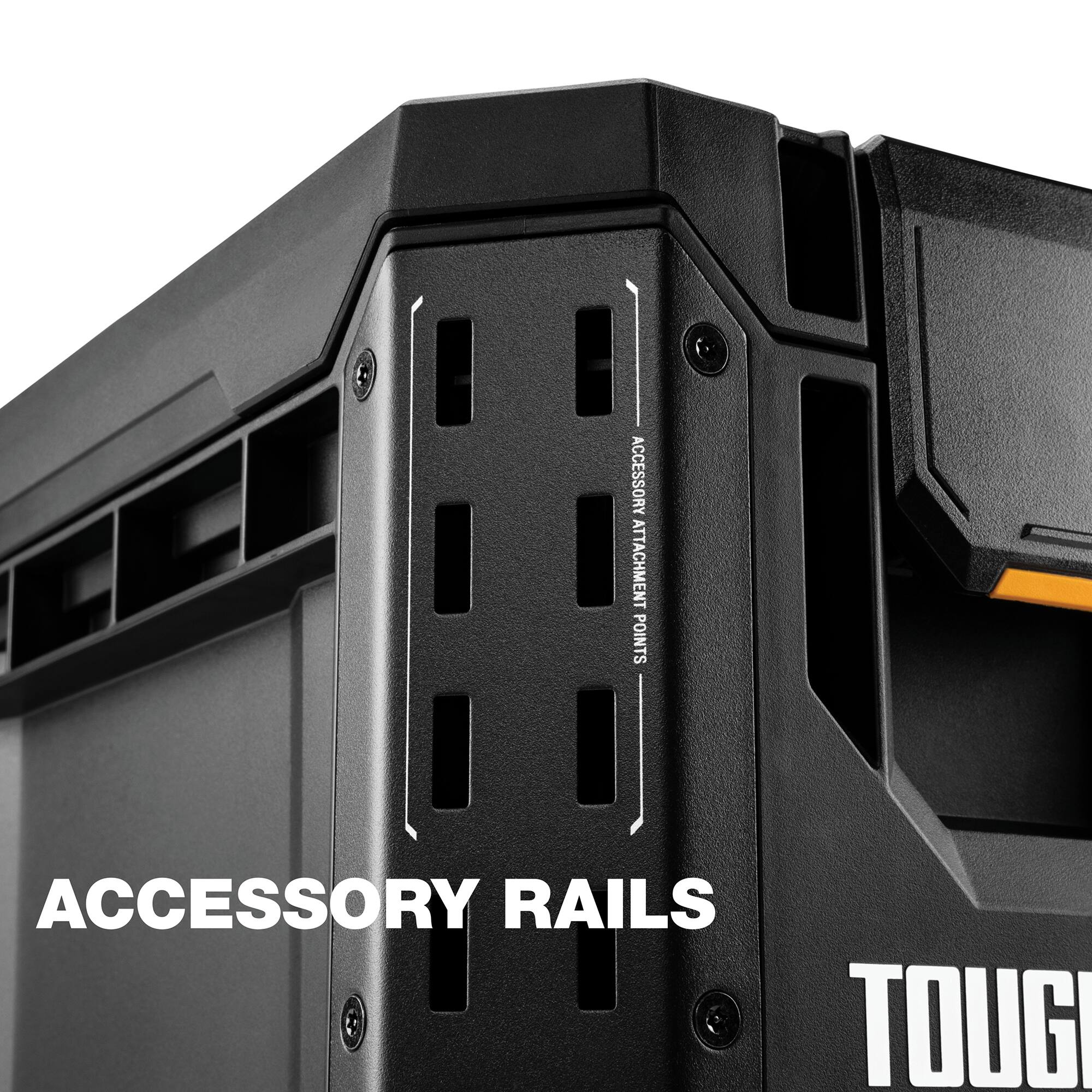 ACCESSORY ATTACHMENT POINTS  
ACCESSORY RAILS  
TOUGH