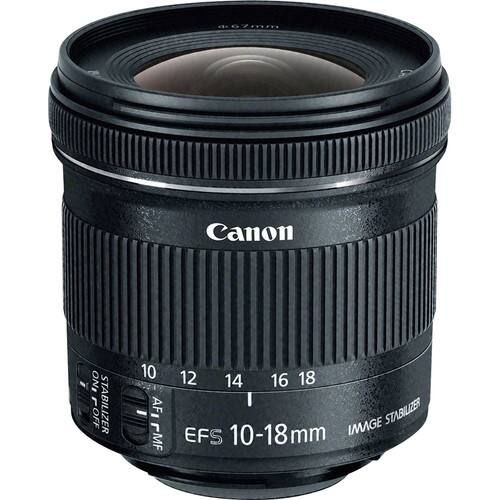 Canon ONI STABILIZER OFF 10 - AF rMF 12 14 16 18 IMAGE STABILIZER EFS 10-18mm