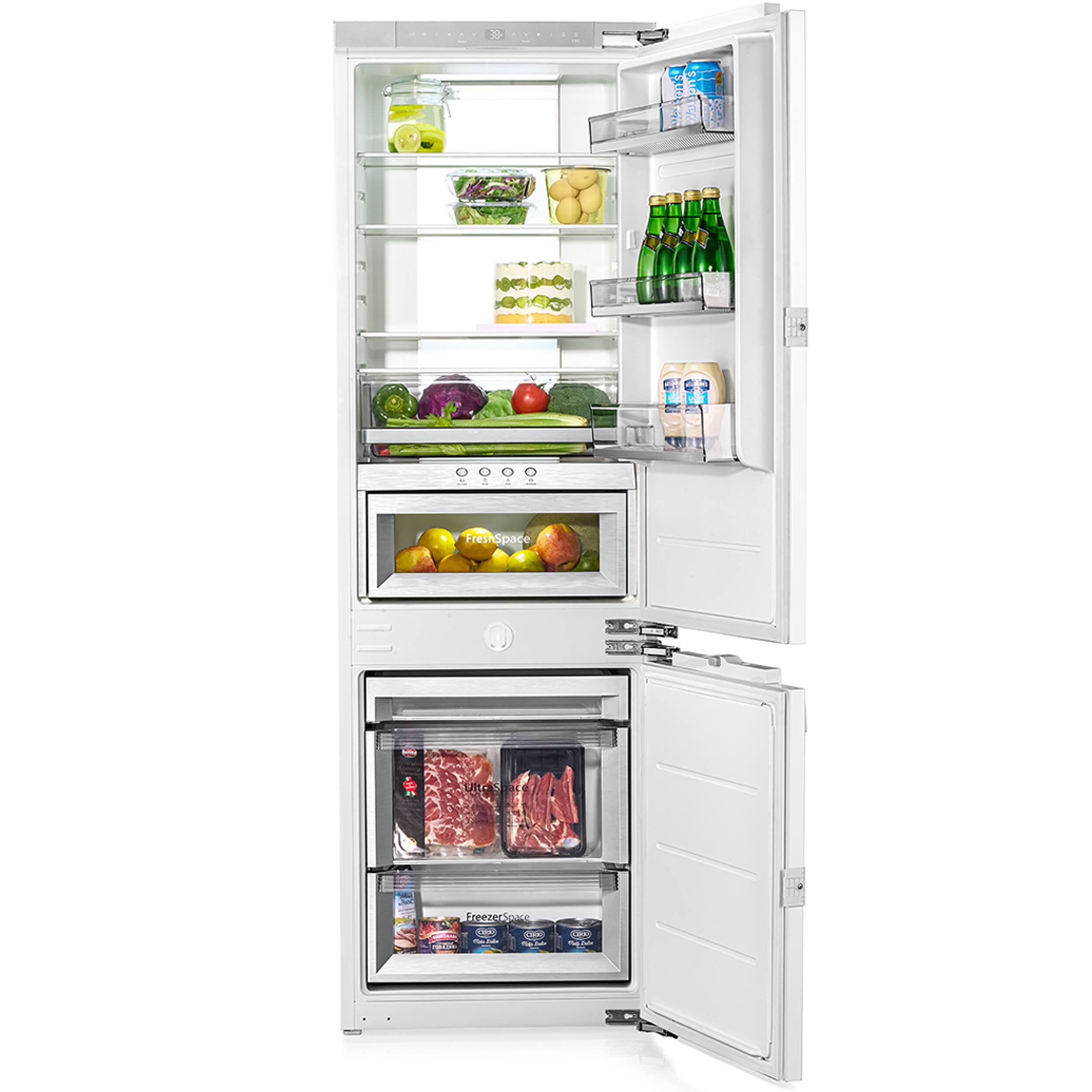 Sure, here is the corrected and grouped text from the image:

- FreshSpace
- Freezer Space