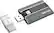 Alt View 12. SanDisk - iXpand 128GB USB Type A/Lightning Flash Drive - Gunmetal/Black.