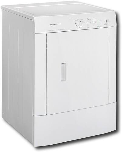 Angle Standard. Frigidaire - 5.8 Cu. Ft. 7-Cycle Electric Dryer - White-on-White.