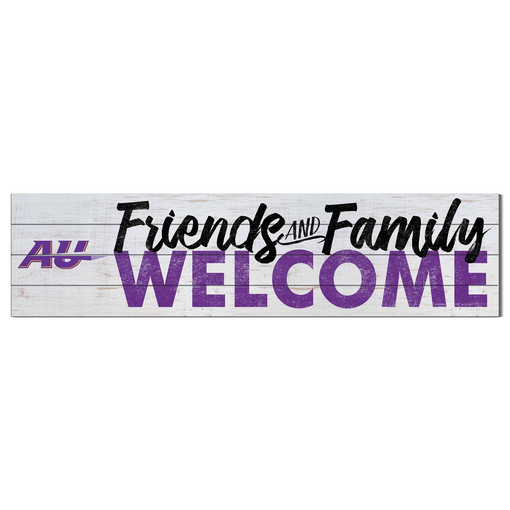 Alfred University Saxons 10'' x 40'' Friends & Family Welcome Sign