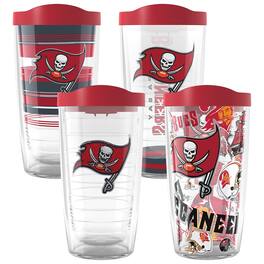 Tervis - Tampa Bay Buccaneers Four-Pack 16oz. Classic Tumbler Set - Multicolor