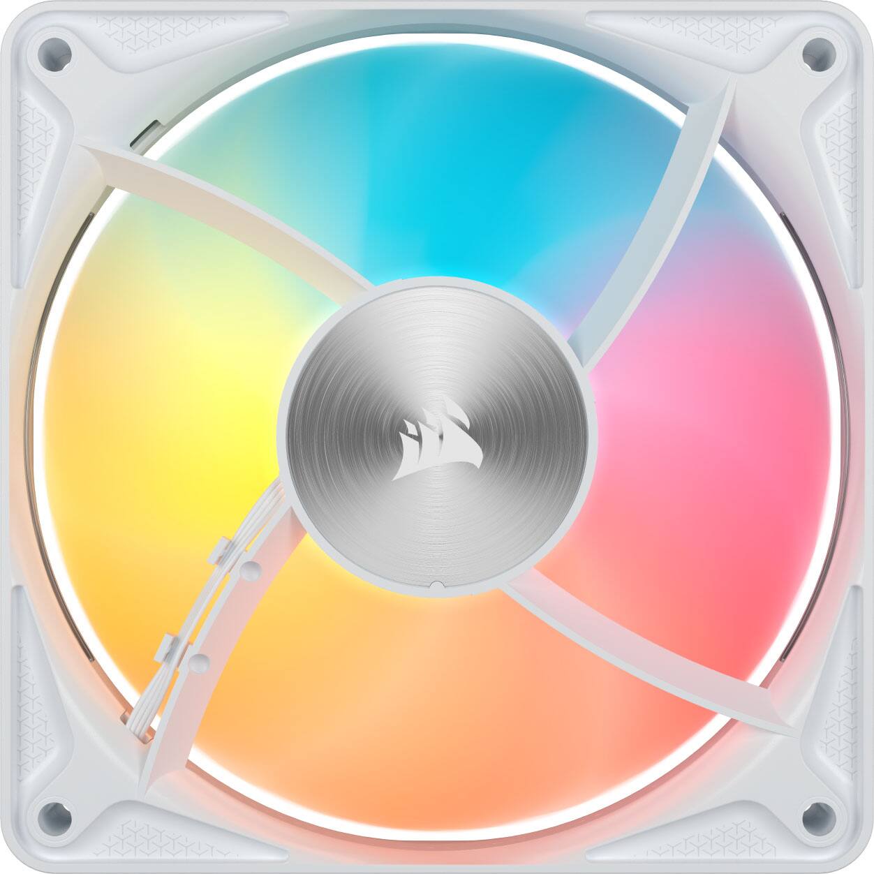 Alt View 2. CORSAIR - CORSAIR RS120 II ARGB 120mm PWM Fan - White.