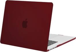 mosiso - MacBook Air 15 inch Case for models A3448 A3241 A3114 A2941 (2023-2026) - Burgundy