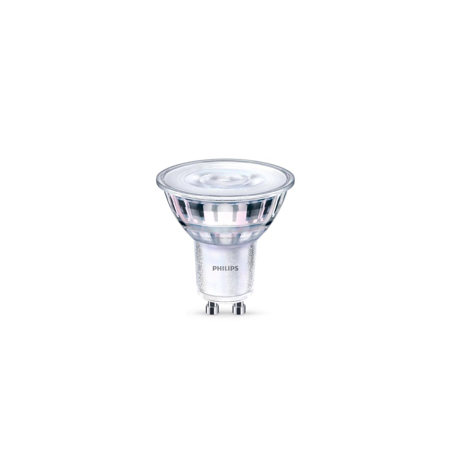 Angle. Philips - Philips MR16 GU10 LED Bulb Bright White 50 Watt Equivalence 3 pk.