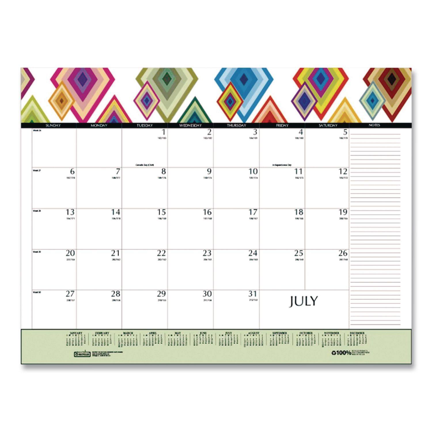 Sure, here is the corrected and grouped text from the image:

---

**SUNDAY**  
**MONDAY**  
**TUESDAY**  
**WEDNESDAY**  
**THURSDAY**  
**FRIDAY**  
**SATURDAY**  
**NOTES**

1  
2  
3  
4  
5  
6  
7  
8  
9  
10  
11  
12  
13  
14  
15  
16  
17  
18  
19  
20  
21  
22  
23  
24  
25  
26  
27  
28  
29  
30  
31  

**JULY**

---

**Week 1**  
6  
7  
8  
9  
10  
11  
12  

**Week 2**  
13  
14  
15  
16  
17  
18  
19  

**Week 3**  
20  
21  
22  
23  
24  
25  
26  

**Week 4**  
27  
28  
29  
30  
31  

---

**JULY**  
