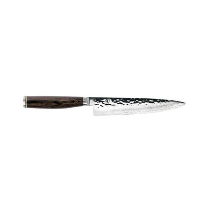 Front. Shun - Premier Utility Knife, 6.5 Inch - Brown.