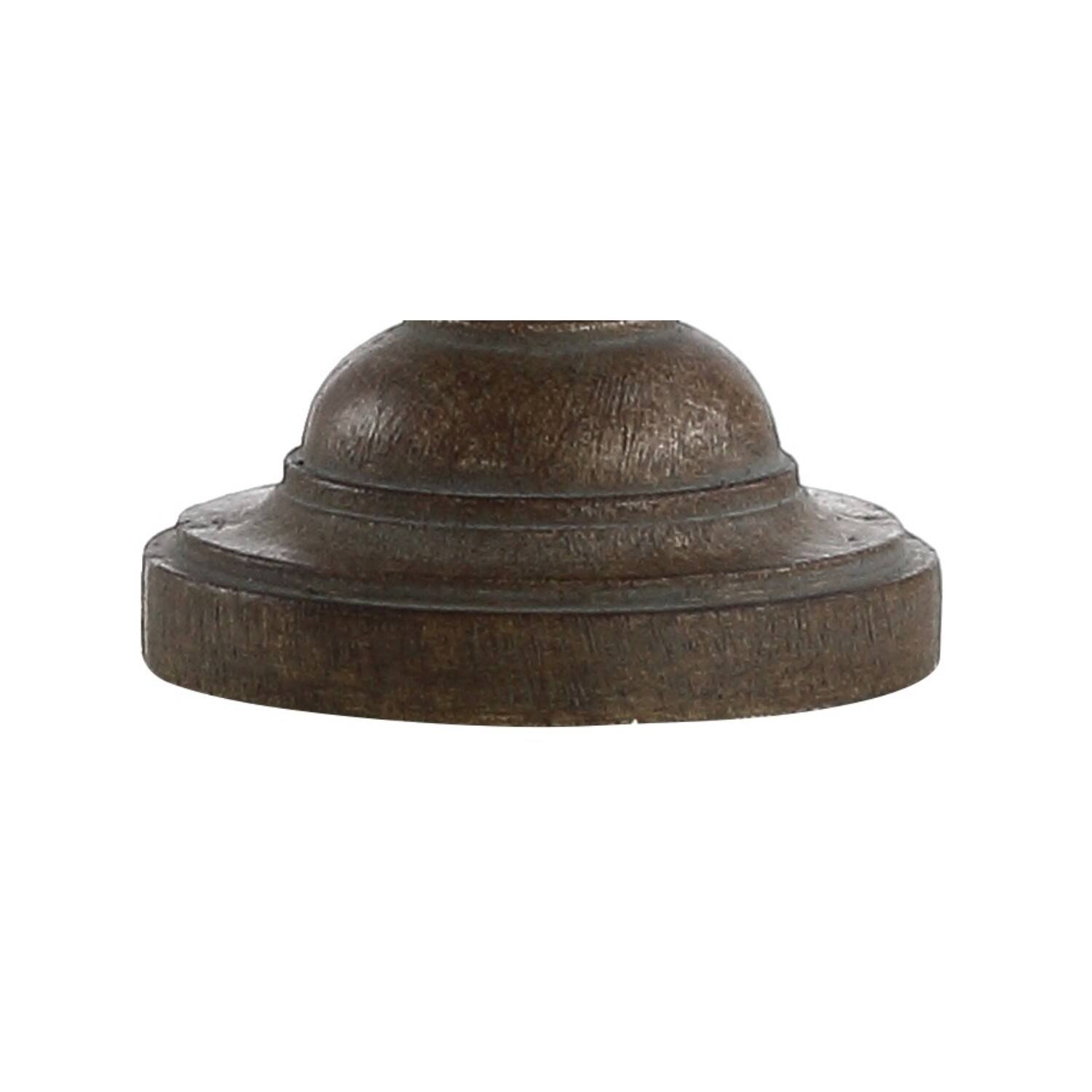 Alt View 4. Jonathan Y - Abeline 28.5" Resin LED Table Lamp, Brown Faux Wood - Brown.