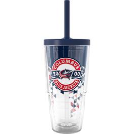 Tervis - Columbus Blue Jackets 24oz. Shatter Classic Tumbler with Straw Lid - Multicolor