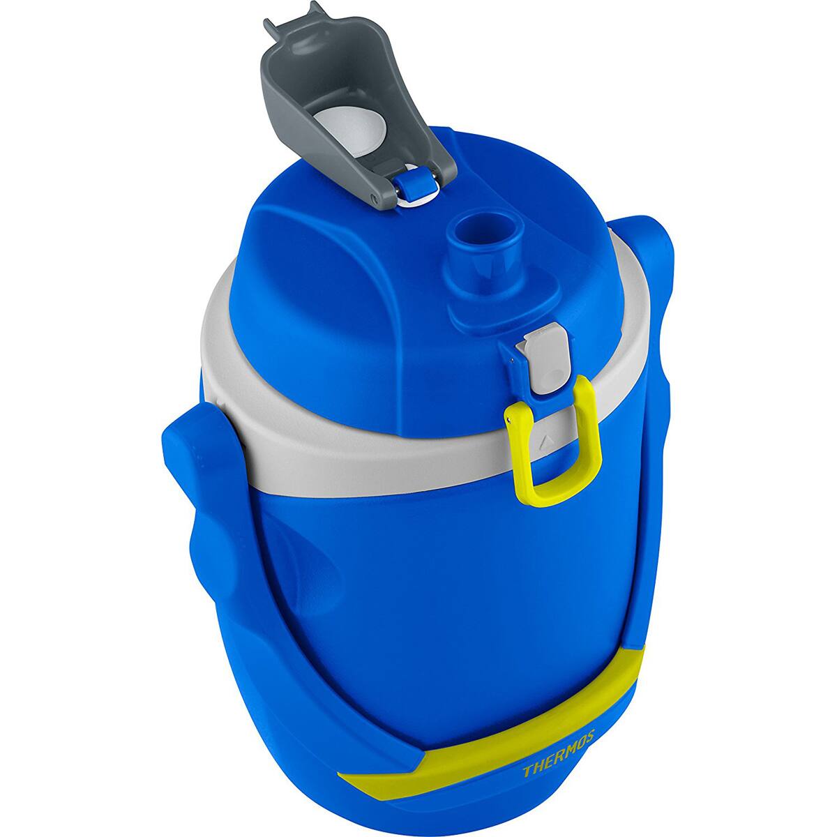 Alt View 2. Thermos - Thermos 64 oz. Foam Insulated Flip-Up Lid Water Bottle with Handle - Blue - Blue.