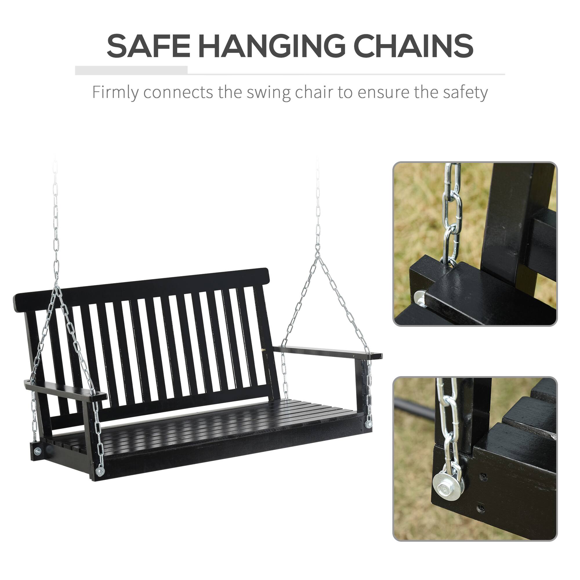 SAFE HANGING CHAINS
Firmly connects the swing chair to ensure the safety