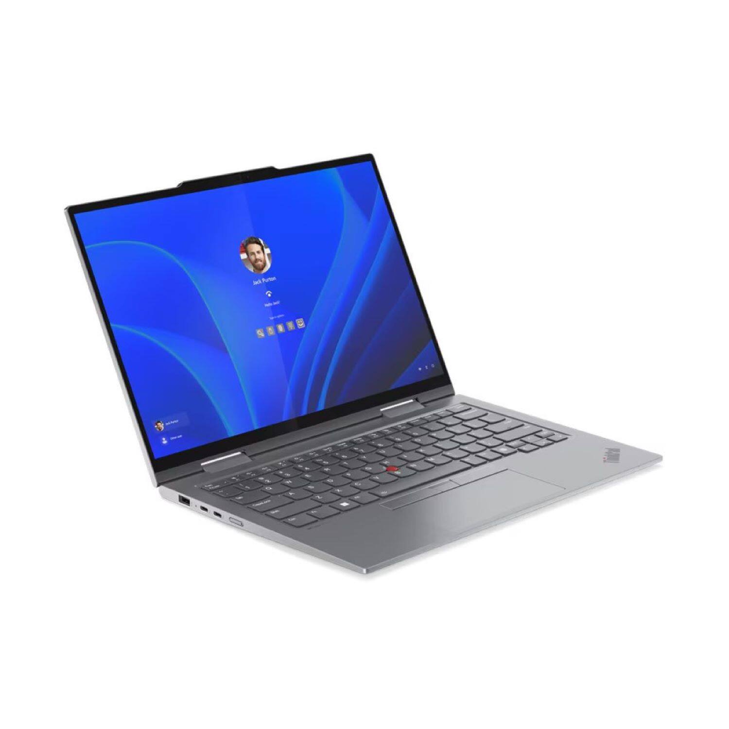 Alt View 4. Lenovo - ThinkPad X1 2-in-1 G9 14" TouchScreen Laptop - Core Ultra 5 with 16GB Memory - 512GB SSD - Gray.