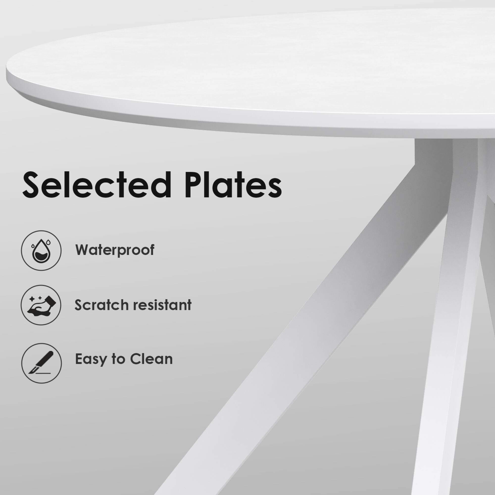 Selected Plates

- Waterproof
- Scratch resistant
- Easy to Clean