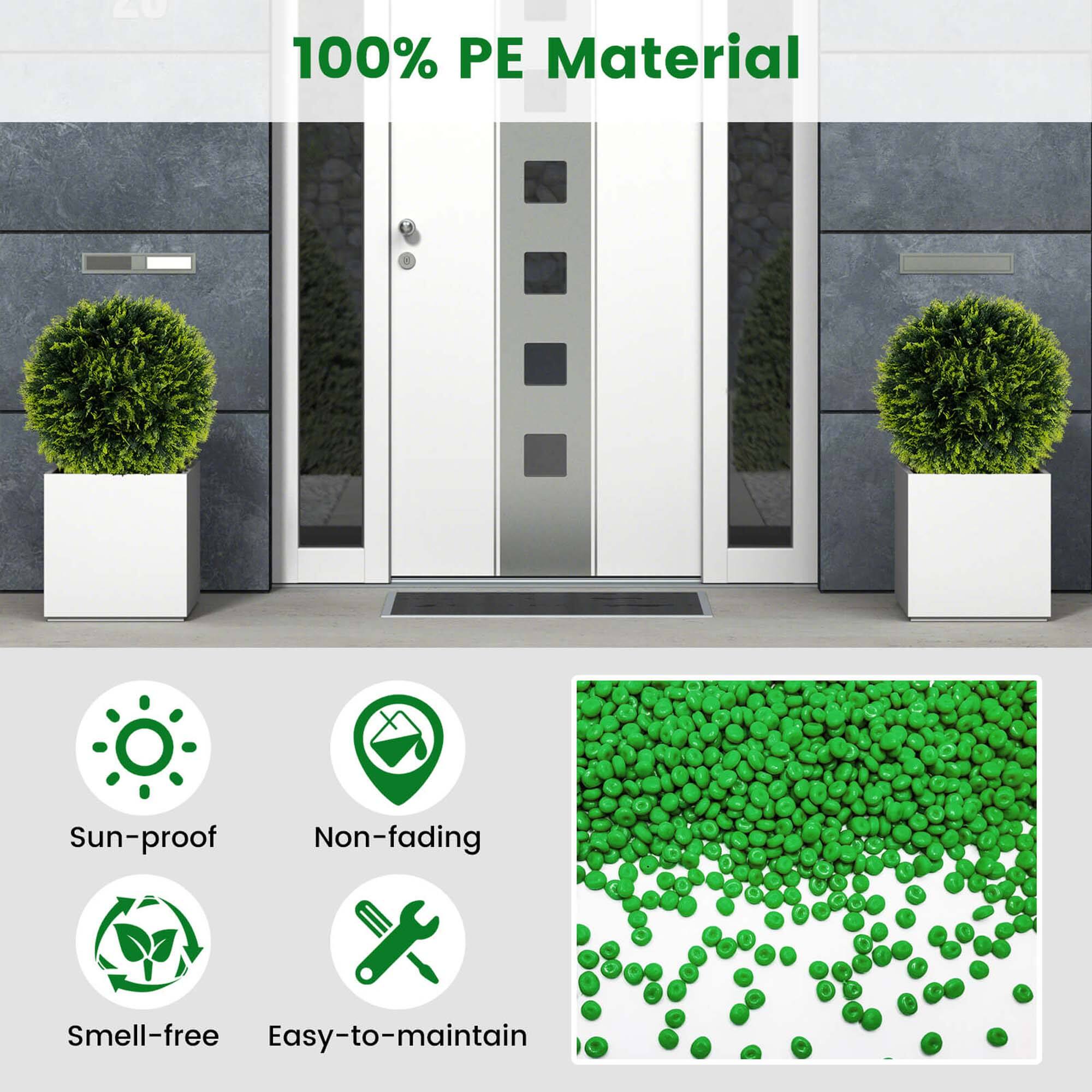 100% PE Material

- Sun-proof
- Non-fading
- Smell-free
- Easy-to-maintain