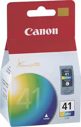 Canon - 41 Standard Capacity - Color (Cyan, Magenta, Yellow) Ink Cartridge - Multicolor