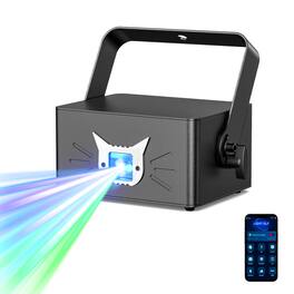 UKing - APP Control RGB Laser Light Projector W/ Sound Active Stage Light Party Disco DJ