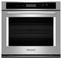 KitchenAid - 30" Built-In Single Electric Wall Oven - Stainless Steel - Front_Zoom
