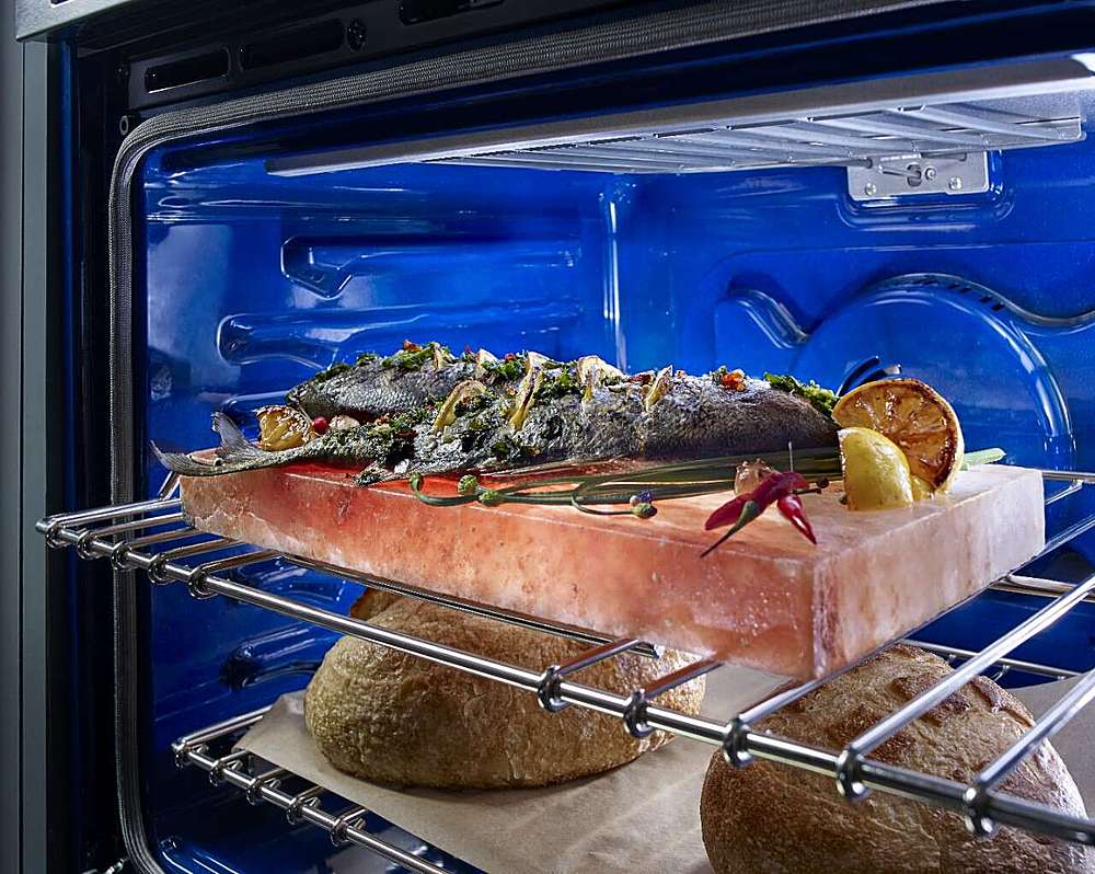 Alt View 17. KitchenAid - 30" Single Electric Convection Wall Oven with Built-In Microwave - White.